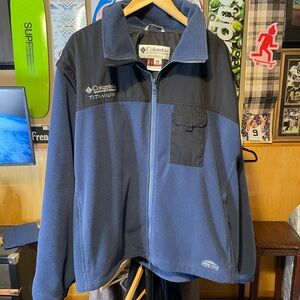 Columbia Sportswear Men's Blue and Black Jacket Mens size XXL